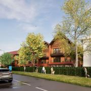 A CGI image of the new care home in Elizabeth Close.