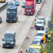 LIVE: Hour-long delays after crash closes three lanes on M25