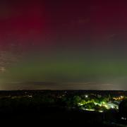 Chris Reid captured this incredible picture of the Northern Lights over Welwyn Garden City.