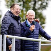 Former Arsenal stars Bob Wilson (right) and David Seaman started the race.