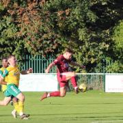 Lewis Taaffe scored twice as WGC beat Leverstock Green. Picture: HYWEL RHYS-WILLIAMS