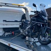 The stolen moped was found in Kilworth Close.