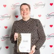 Amy Jeffries has received gold status for her Slimming World group