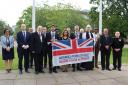 The mayor was joined by representatives from the Royal British Legion and other councillors