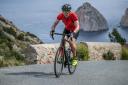 Simon Lord cycling in Mallorca