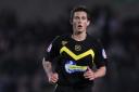 Damon Lathrope playing for Torquay United.