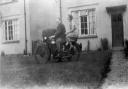 Arthur Peter Brown and his wife Dorothy in front of their home at 61 Handside Lane. Image donated to the Welwyn Garden City Heritage Trust by Mary D during the Where Do You Think You Live? project.