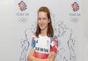 Former St Albans School pupil Lizzie Bird during the kitting out session for the Tokyo Olympics 2020.