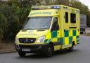 A three-car crash in Woolmer Green has leaft one woman hospitalised.