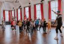 The dance workshop at the Polish Saturday School in Welwyn Garden City