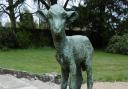 The bronze lamb was stolen in September last year.