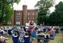 Outdoor theatre at Hertford Castle.
