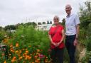 Deputy Mayor Mick Wise gave out the award for Best Plot to Gillian Jones