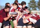 Tom Emery (scrum cap) scored for Welwyn at Hackney. Picture: PETER SHORT