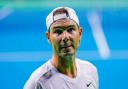 Rafael Nadal at a training session in Malaga (Manu Fernandez/AP)