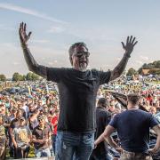 Gas Monkey Garage's Richard Rawlings at last year's Petrolheadonism Live at Knebworth House.