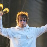 Liam Gallagher on stage at Knebworth Park on Friday, June 3.