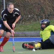 Mark Turpin scored both goals for Potters Bar in the defeat to Waltham Forest. Picture: KARYN HADDON