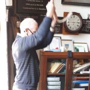 Steeplekeeper Rob Goss rang the bell at St Etheldreda's Church in Hatfield in memory of Prince Philip