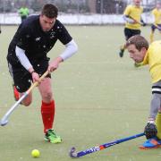 Ed Whybrow scored a hat-trick in a vital win for Potters Bar. Picture: KARYN HADDON