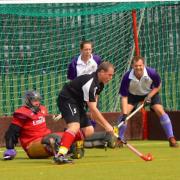 Mark Turpin scored twice for Potters Bar against Broxbourne. Picture: PBHC