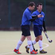 Bryn Evans (left) got Welwyn's only goal against Luton Town. Picture: DANNY LOO PHOTOGRAPHY