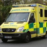 A three-car crash in Woolmer Green has leaft one woman hospitalised.