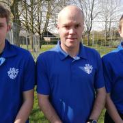 Will Reilly (right) scored for Welwyn Garden City against Stevenage. Picture: WGC HOCKEY