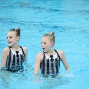 Dominika and Evie doing their Wednesday Addams routine