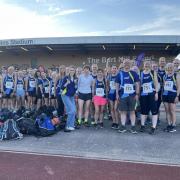 Garden City Runners gather at round one of the Midweek Road Race League.  Picture: GCR