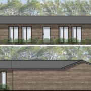 Plans for the four-bedroom home in Welwyn.