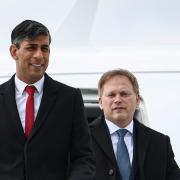 Grant Shapps with Prime Minister Rishi Sunak, who called a General Election yesterday evening.