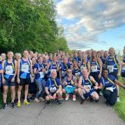 Garden City Runners at round two of the Midweek Road Race League in Ware. Picture: GCR