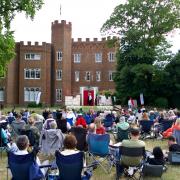 Outdoor theatre at Hertford Castle.