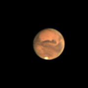 A photograph of Mars