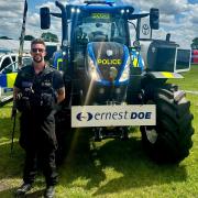 Sgt Alex Winning at the Herts County Show