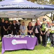 Attendees chatted with police at stalls and under gazebos at the 'Safer Streets' event in Hatfield