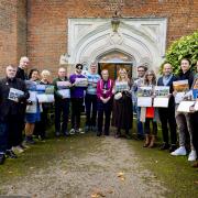 Winners of the 2025 Hertford Calendar competition at Hertford Castle