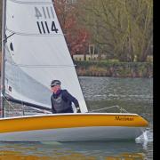 Dave Lambert was the clear winner at WGC Sailing Club. Picture: VAL NEWTON