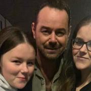 Shannon Turner captured a selfie with Danny Dyer in Hatfield.