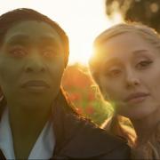 Cynthia Erivo is Elphaba and Ariana Grande is Glinda in Wicked, directed by Jon M. Chu