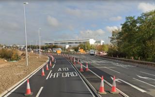 Parts of the M25 junction 25 will be closed for five weekends across March and April