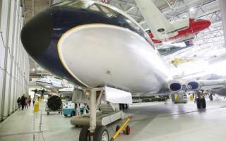 The de Havilland Comet 4 at IWM Duxford.