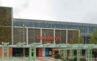 A teenager was arrested after a reported 'knifepoint robbery' at Sainsbury's in Welwyn Garden City.