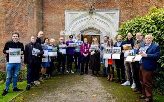 Winners of the 2025 Hertford Calendar competition at Hertford Castle