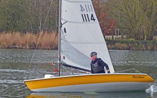 Dave Lambert was the clear winner at WGC Sailing Club. Picture: VAL NEWTON